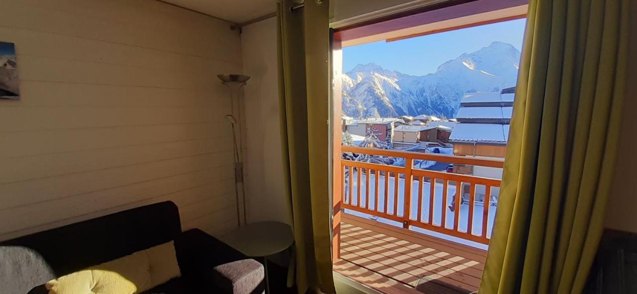 Charmant Studio 4 Pers Plein Centre Parking Prive Les Deux Alpes Exterior photo